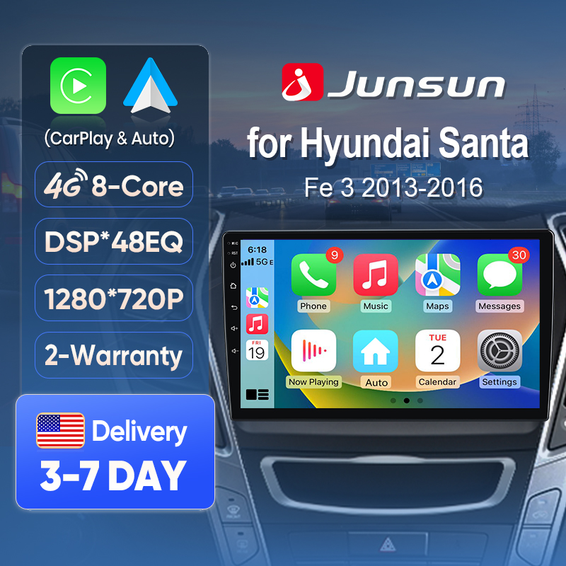 Korean Lifestyle In Hindi - วิทยุติดรถยนต์ Junsun AI Voice พร้อมระบบ CarPlay
