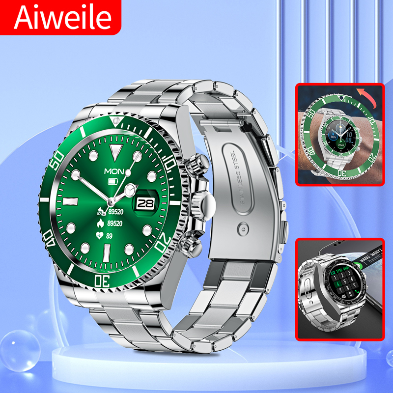 Korean Men Lifestyle - Aiweile AW12 สไตล์ใหม่หรูหรา Smart Watch Dials