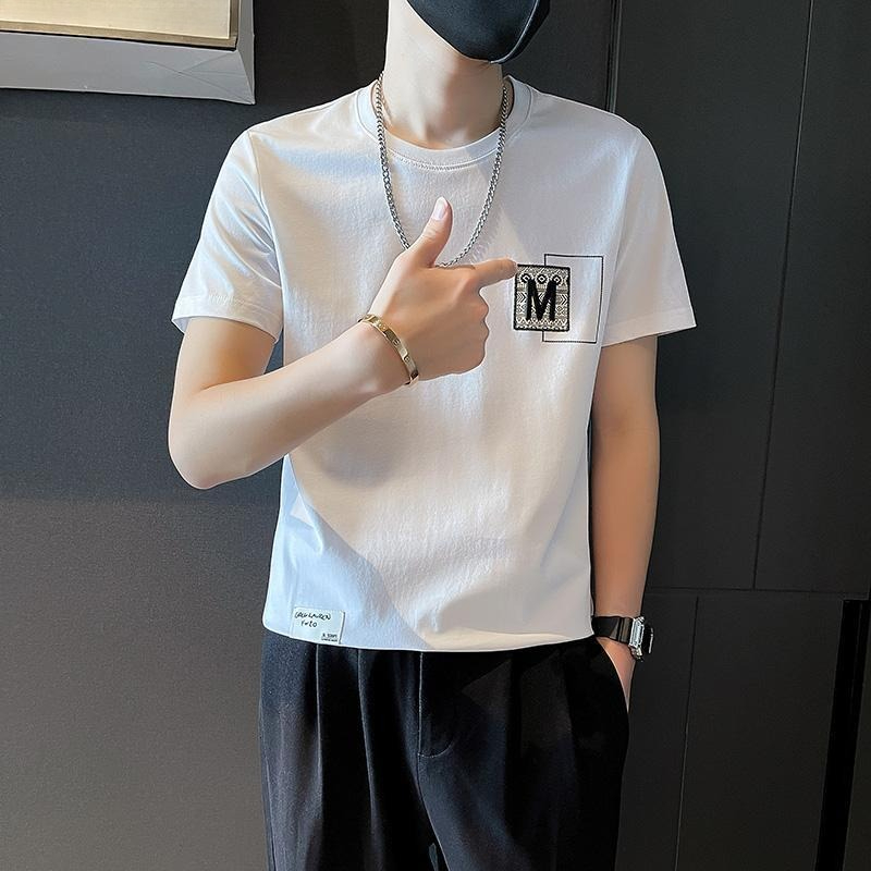 เสื้อแขนสั้นผู้ชายอินเทรนด์สำห - Korean Men Lifestyle บทวิจารณ์และราคา